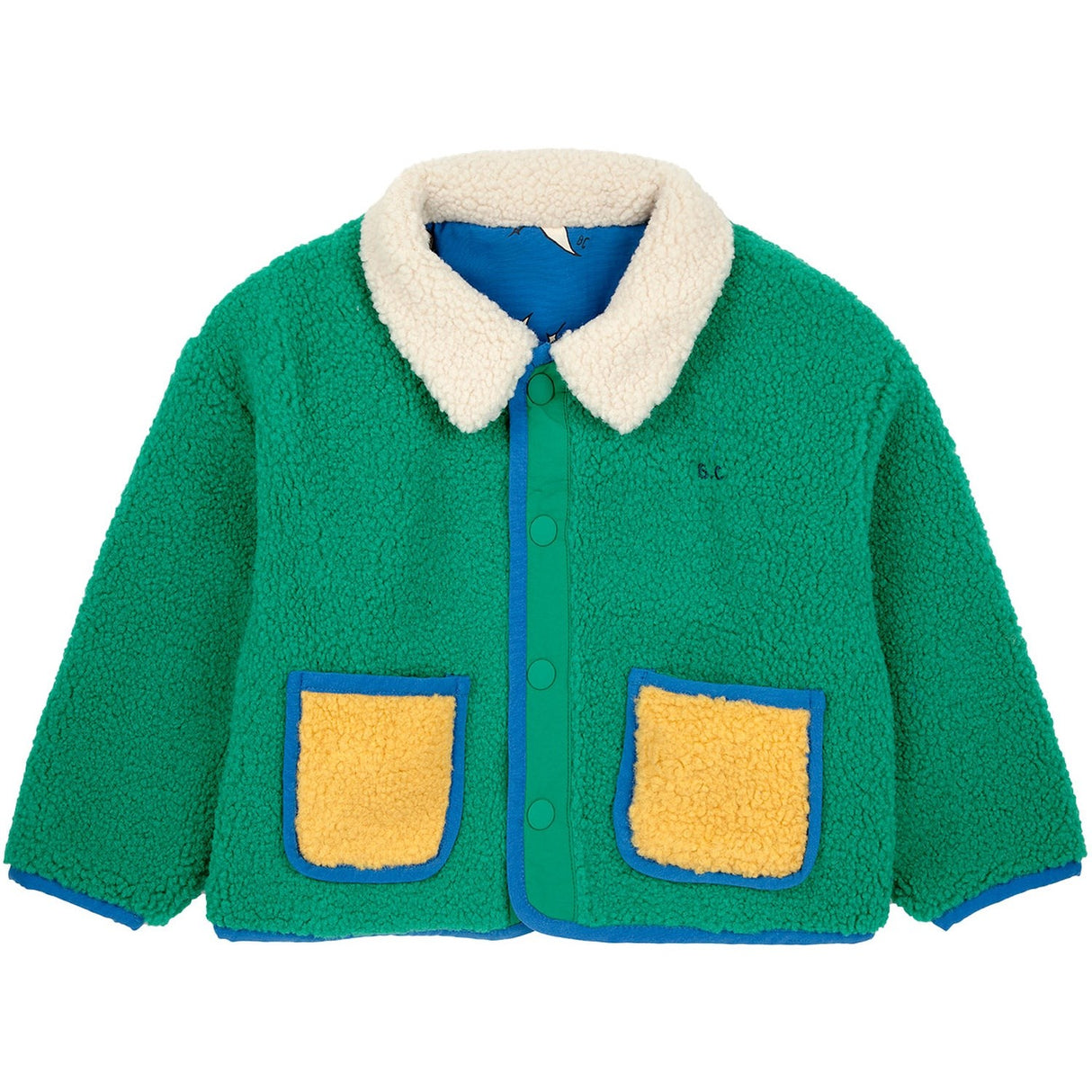 Bobo Choses Blue Beneath The Moon All Over Reversible Jacket