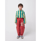 Bobo Choses Burgundy Red Baggy Sweatpants