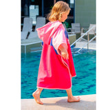 BECO Pink BECO-SEALIFE® Barn poncho 2