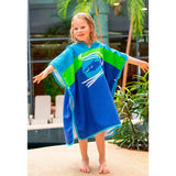 BECO Blå BECO-SEALIFE® Barn poncho 2