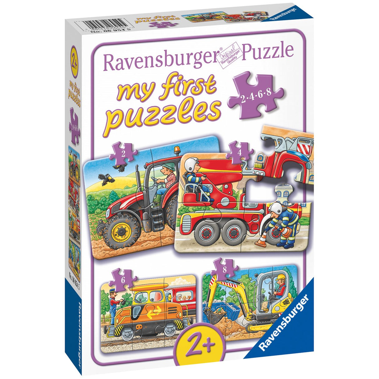 Ravensburger hardt på jobb 2/4/6/8p