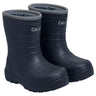 CeLaVi Navy Thermal Boots - Embossed