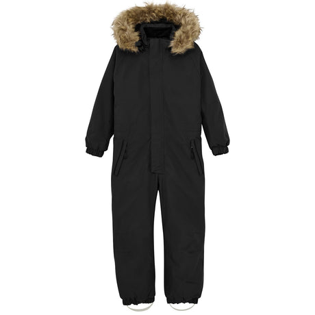 Color Kids Black Snowsuit m. Fake Fur