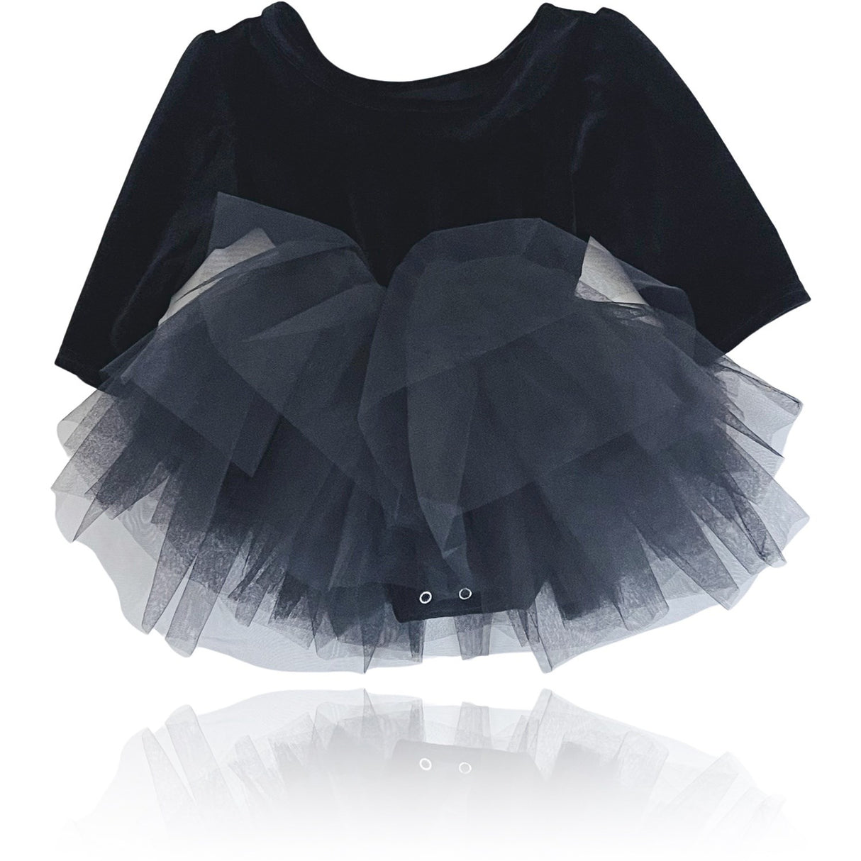 Dolly by Le Petit Tom Black Dolly Universe Velvet Planet Tutu Kjole