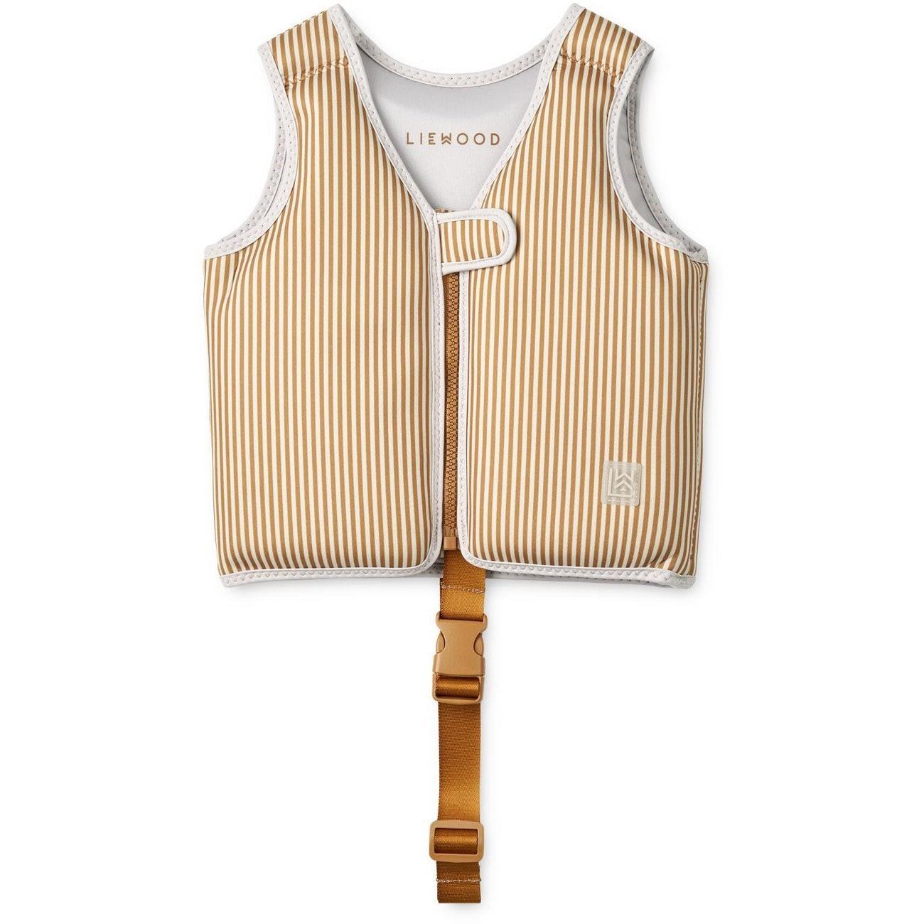 LieWood Stripe: Sandy / Golden Caramel Dove Swim Vest