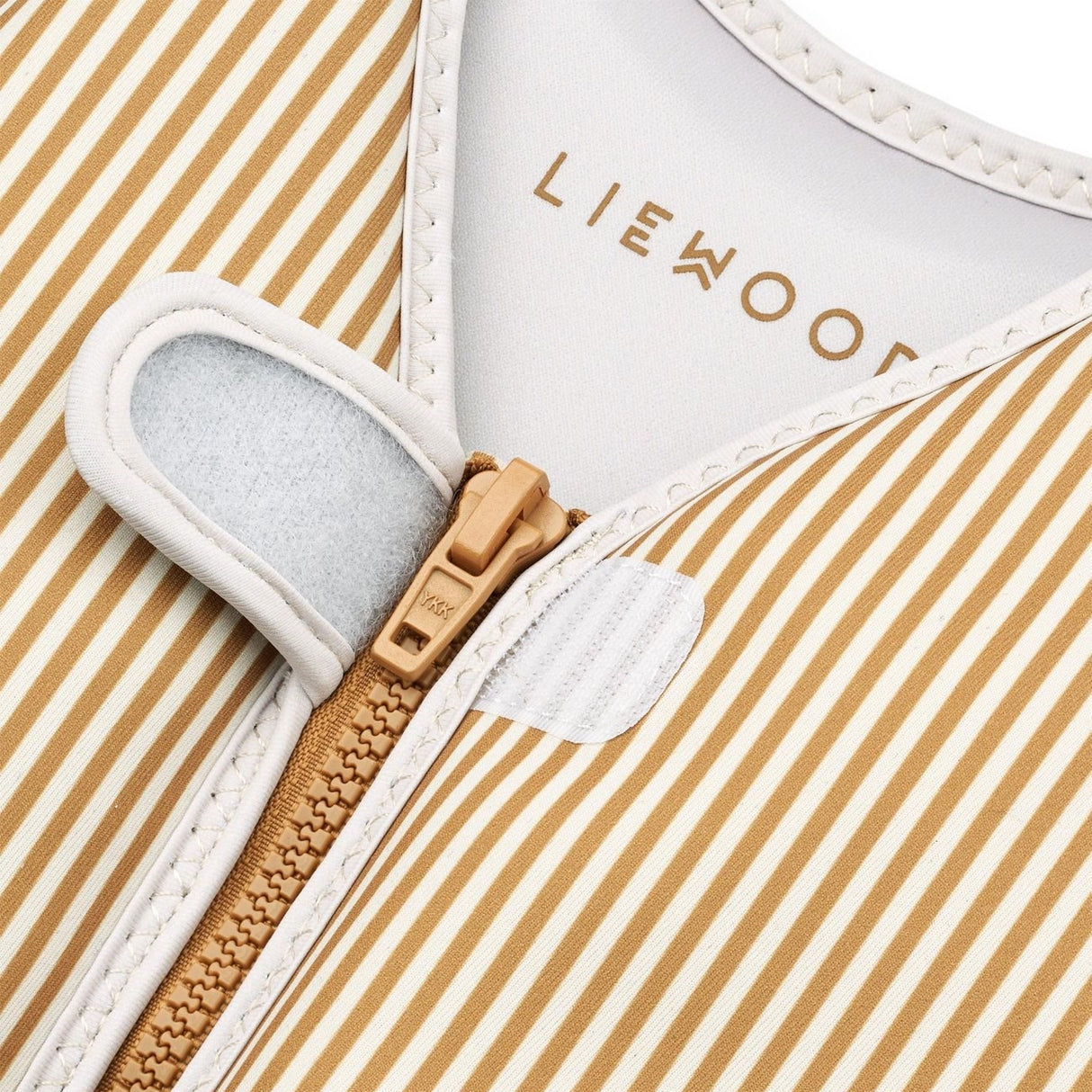 LieWood Stripe: Sandy / Golden Caramel Dove Swim Vest 2