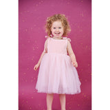 Dolly by Le Petit Tom Pink Dolly Universe Velvet Cosmic Strings Tutu Kjole