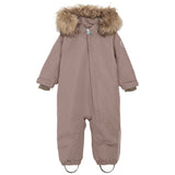 En Fant Pine Bark Baby Flydress m. Fake Fur