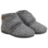 En Fant Dark Gray Melange Wool Booties borrelås