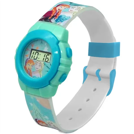 <ul><li>Passer fra ca. 4 år</li><li>Superfint digitalt armbåndsur</li><li>Klokken kan justeres i størrelse</li><li>Det er to knapper på siden hvor det er mulig å stille inn tiden</li><li>Husk å følge vaske- og bruksanvisningen</li></ul>