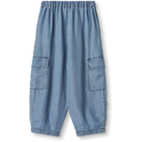 Fliink Light Denim Blue Hi Cargo Pant 5