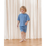 Fliink Cloud Dancer Mazerine Blue Stripe Miro Shorts 2