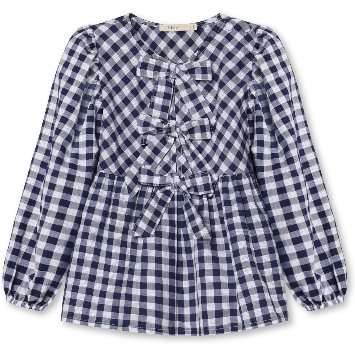 Fliink Insignia Sandshell Check Zorro Blouse