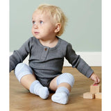 Gobabygo Sky Blue Non Slip Strømper Organic Bomull