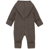 Huttelihut Brown Melange Pram Suit Pixie Wool Fleece