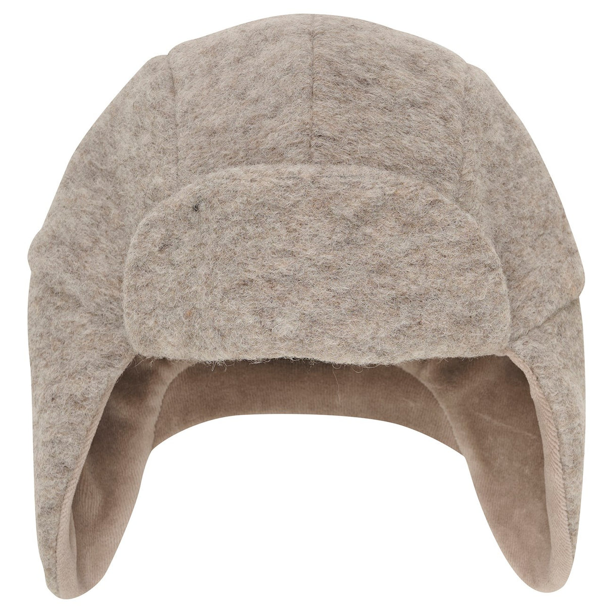 Huttelihut Camel Melange Lue Ull W. Velour Fôr