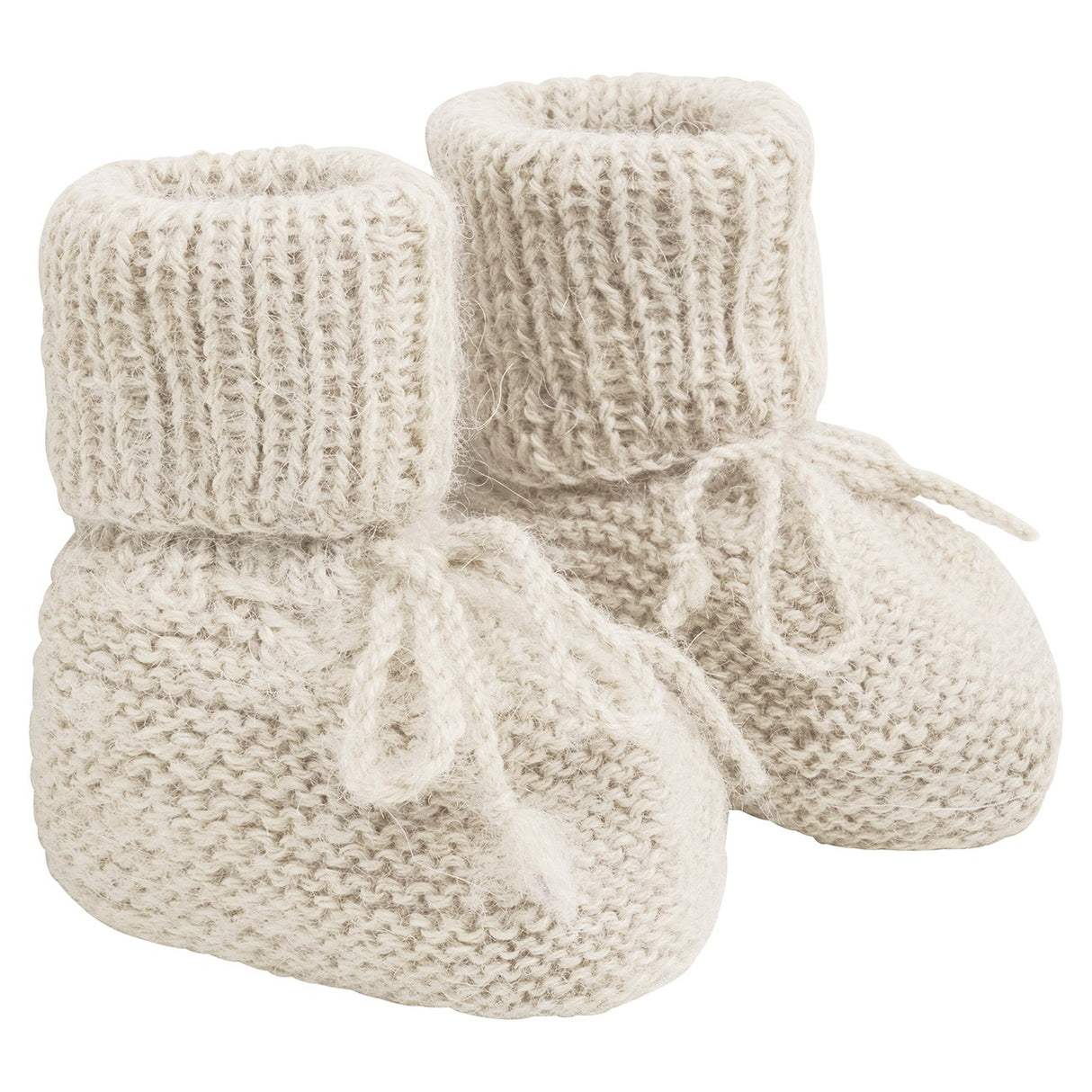 Huttelihut Off-White Footies Alpakka Ull Strikk