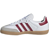 adidas Originals SAMBA OG C Sneakers Cloud White / Collegiate Burgundy / Gum