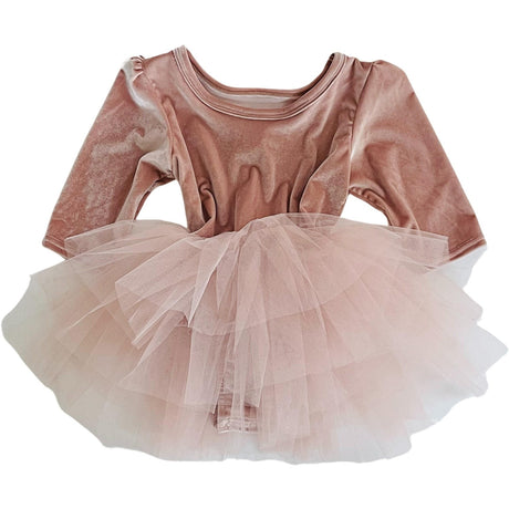 Dolly by Le Petit Tom Pink Dolly Universe Velvet Planet Tutu Kjole