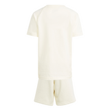 adidas Originals Ivory/Night Indigo/Red Shorts Tee Sett 2