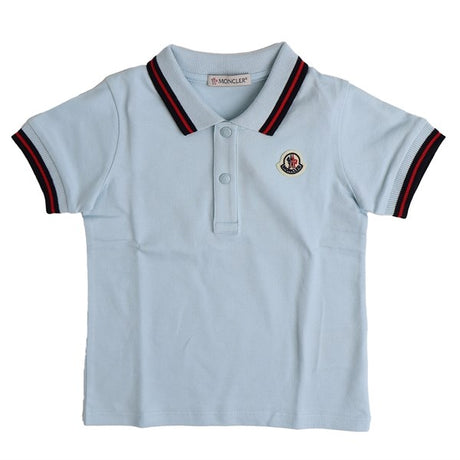 Moncler Polo Pastel Blue