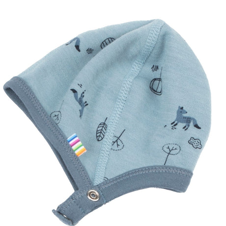 Joha Blue Baby Hat m. Knapper