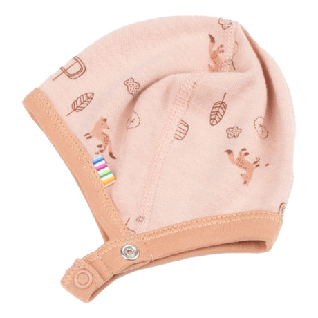 Joha Peach Baby Hat m. Knapper