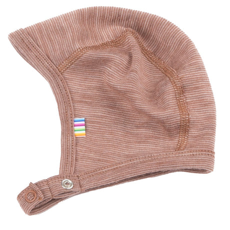 Joha Rust Baby Hat m. Knapper