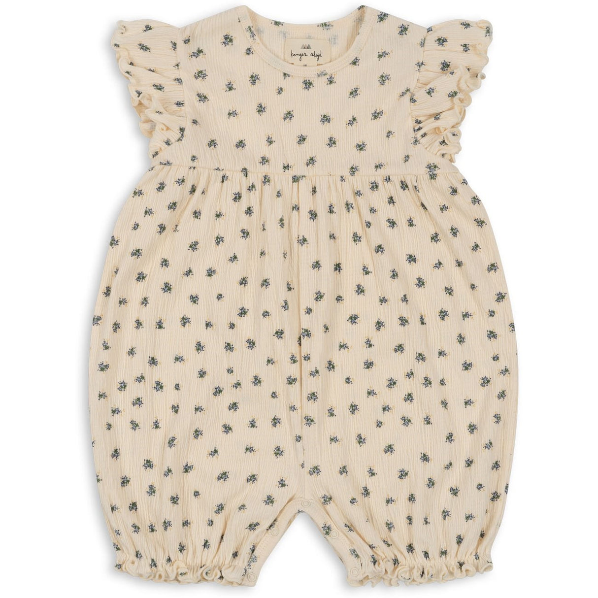 Konges Sløjd Bloomie Blue Chleo Frill Romper