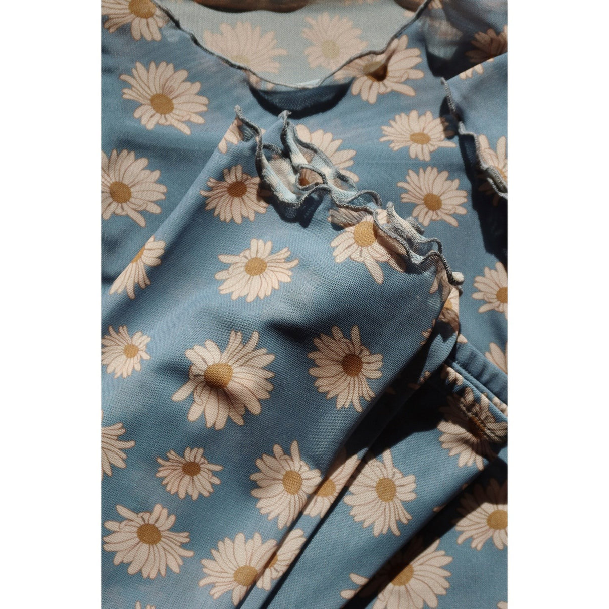 Konges Sløjd Daisy Blue Mel T-shirt 4