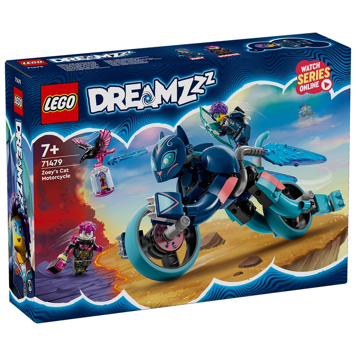 LEGO® DREAMZzz™Zoeys kattemotorsykkel