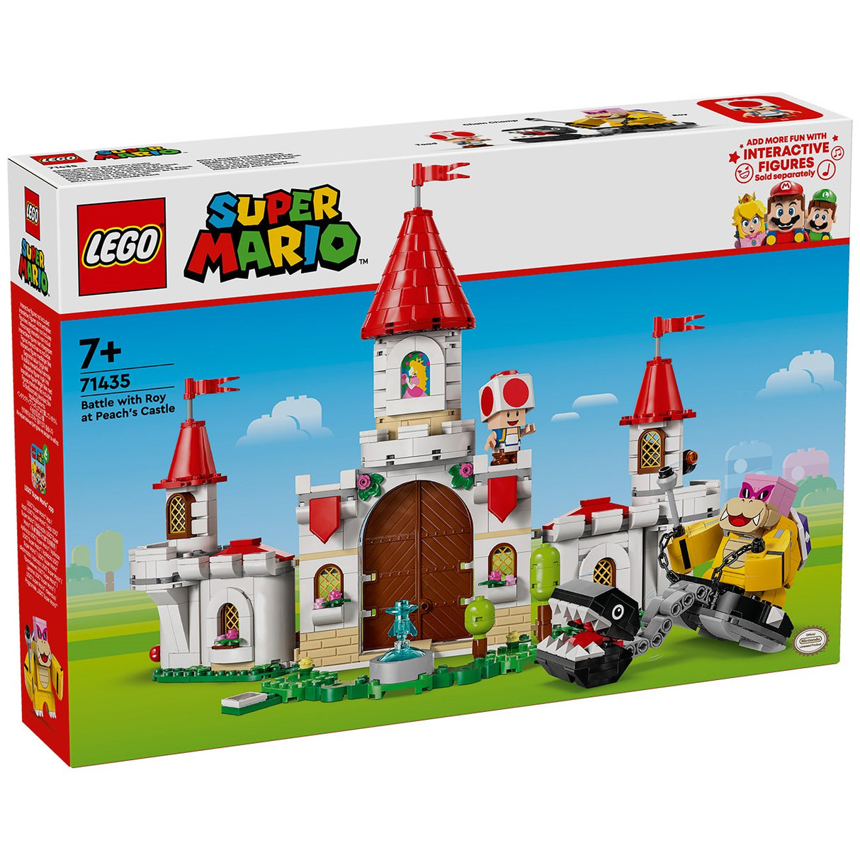 LEGO® Super Mario Kamp mot Roy på Peach's Castle