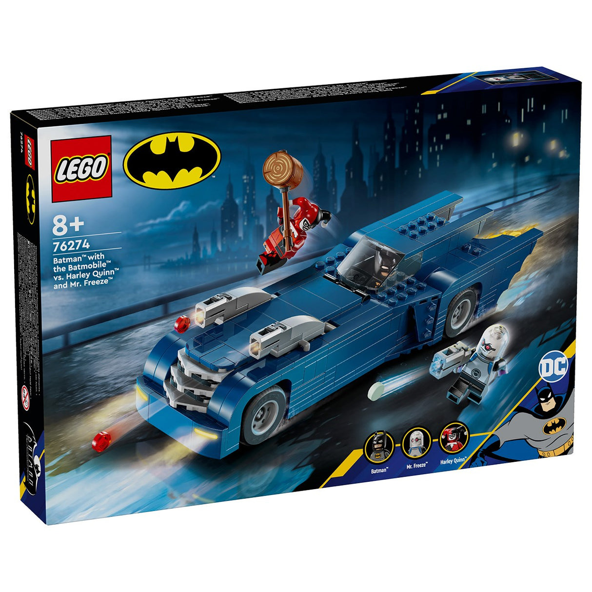 LEGO®   Marvel Batman™ og Batmobile™ mod Harley Quinn™ og Mr. Freeze™