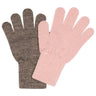 MELTON Mix Denver Mel Alt Rosa Comfy handsker 2-pakning