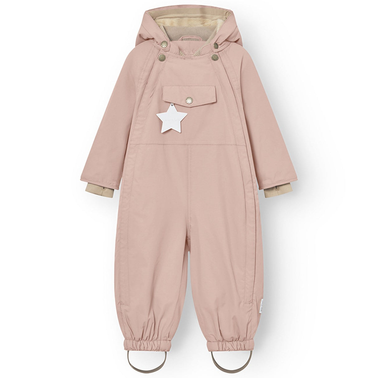 Mini A ture Adobe rose Wisti Fleece Snowsuit