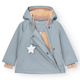 Mini A ture Citadel blue Wang Fleece Winter Jacket