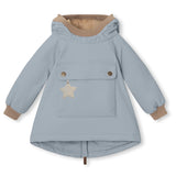 Mini A ture Citadel Blue Baby Wen Fleece Anorakk