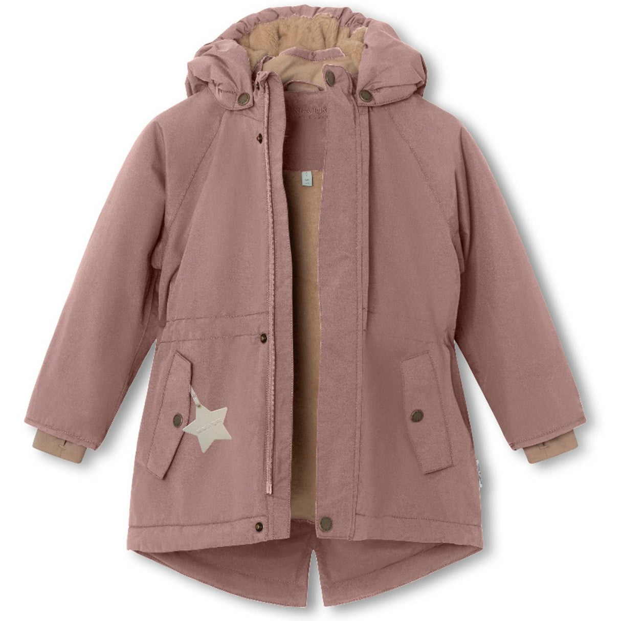 Mini A ture Light plum Vikania Fleece Winter Jacket