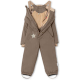 Mini A ture Morel grey Wanni Fleece Snowsuit