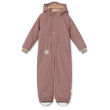 Mini A ture Light plum Wanni Fleece Snowsuit