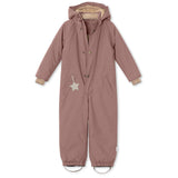 Mini A ture Light plum Wanni Fleece Snowsuit