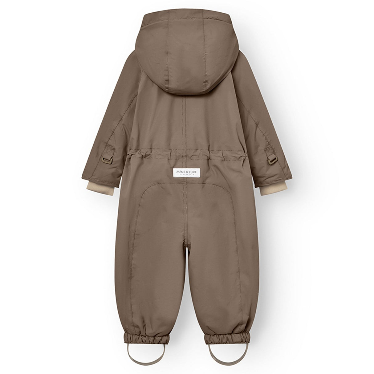 Mini A ture Morel grey Wisti Fleece Snowsuit