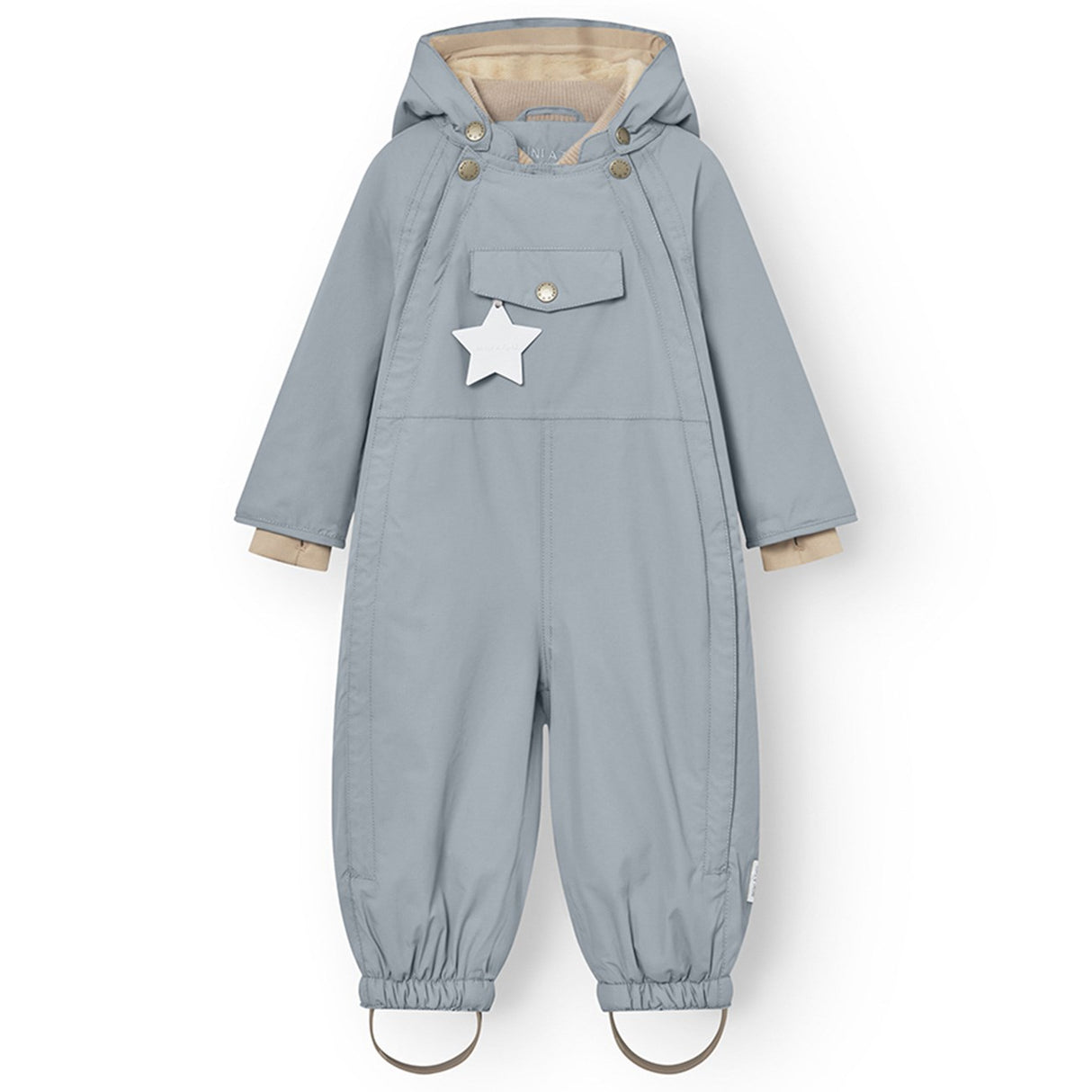 Mini A ture Citadel blue Wisti Fleece Snowsuit