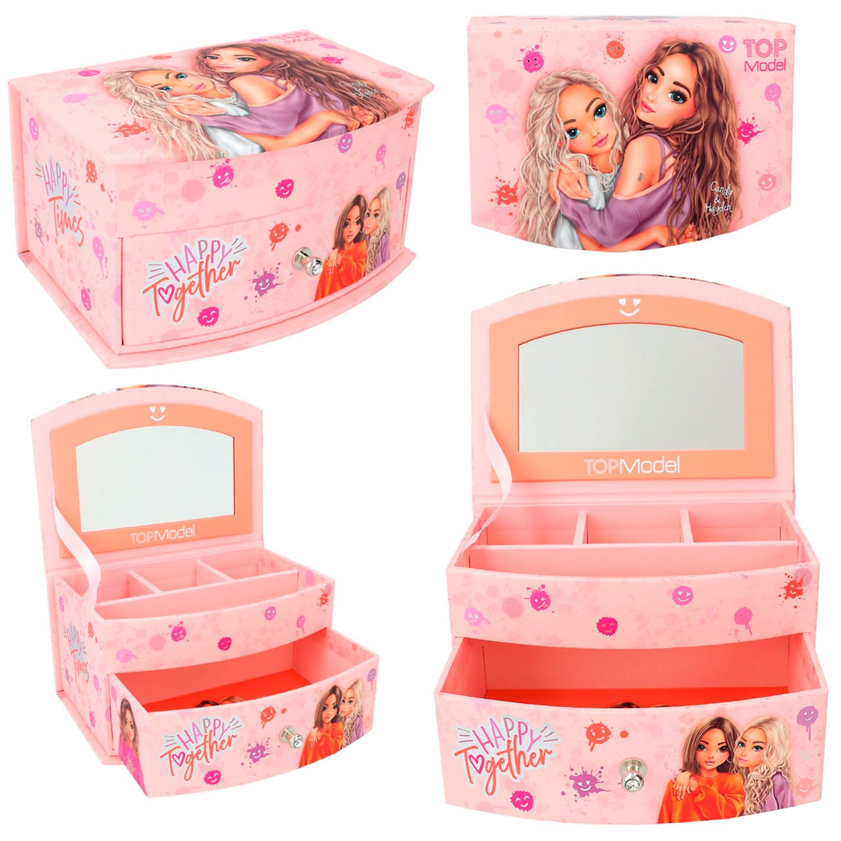TOPPModel smykkeskrin LYKKELIG SAMMEN