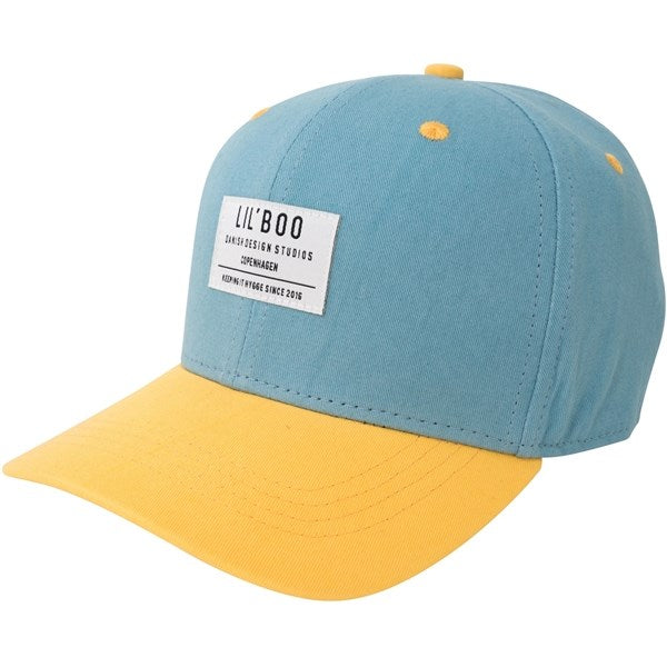 Lil' Boo Block Snapback Cap Teal/Yellow