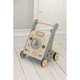 Sebra Wooden Activity Walker Bil