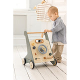 Sebra Wooden Activity Walker Bil