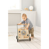 Sebra Wooden Activity Walker Bil