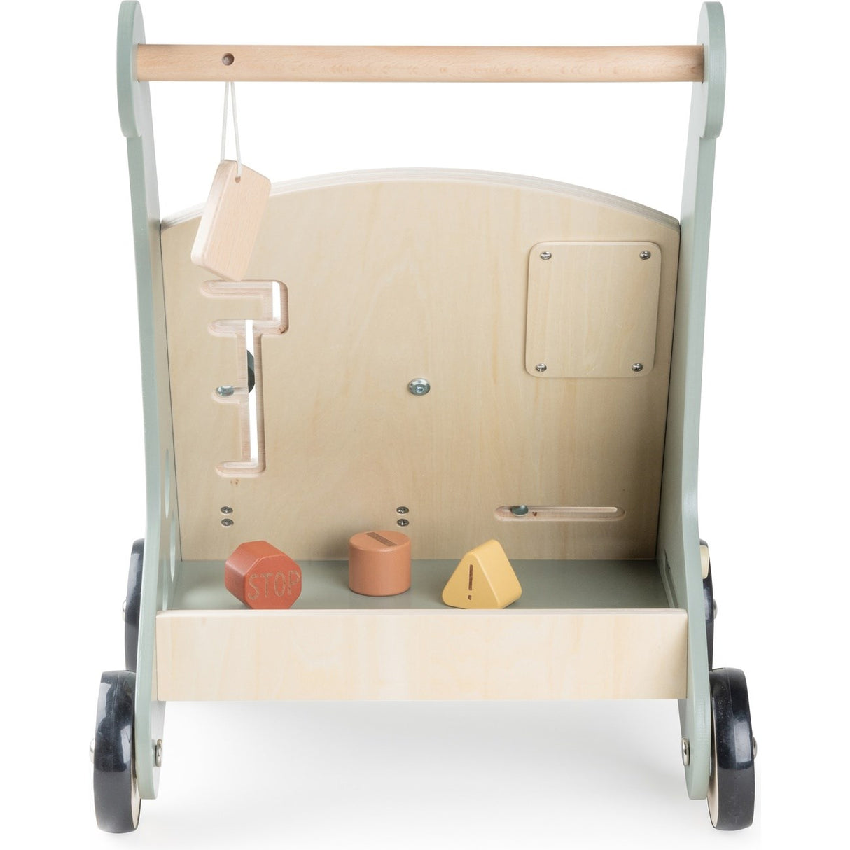 Sebra Wooden Activity Walker Bil