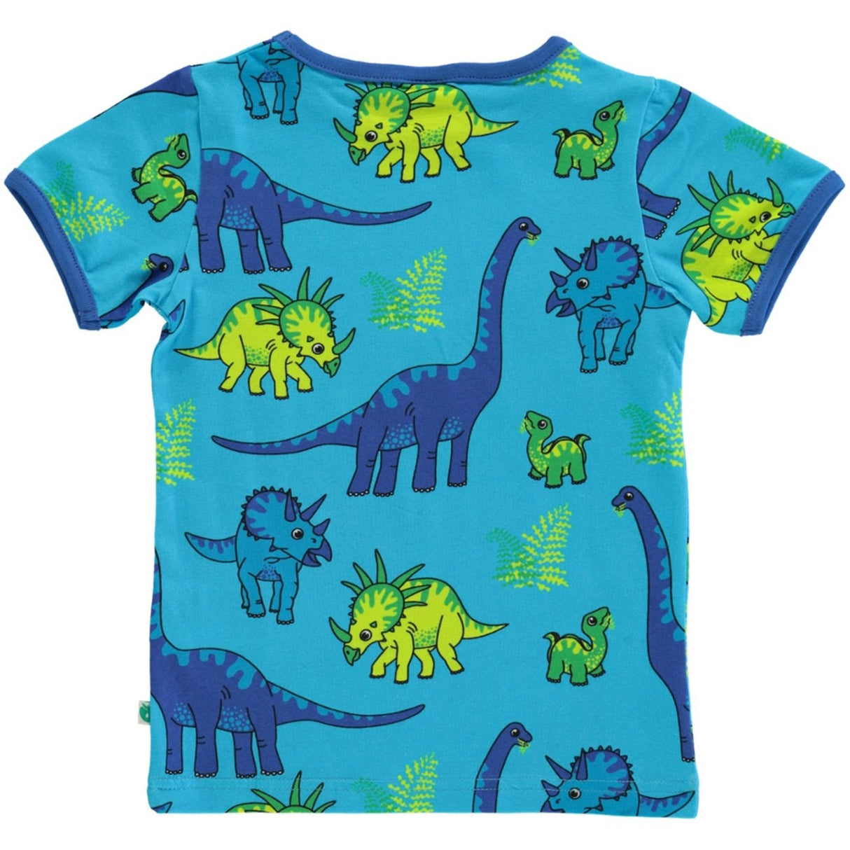 Småfolk Blue Atoll T-skjorte Med Dinosaur 5
